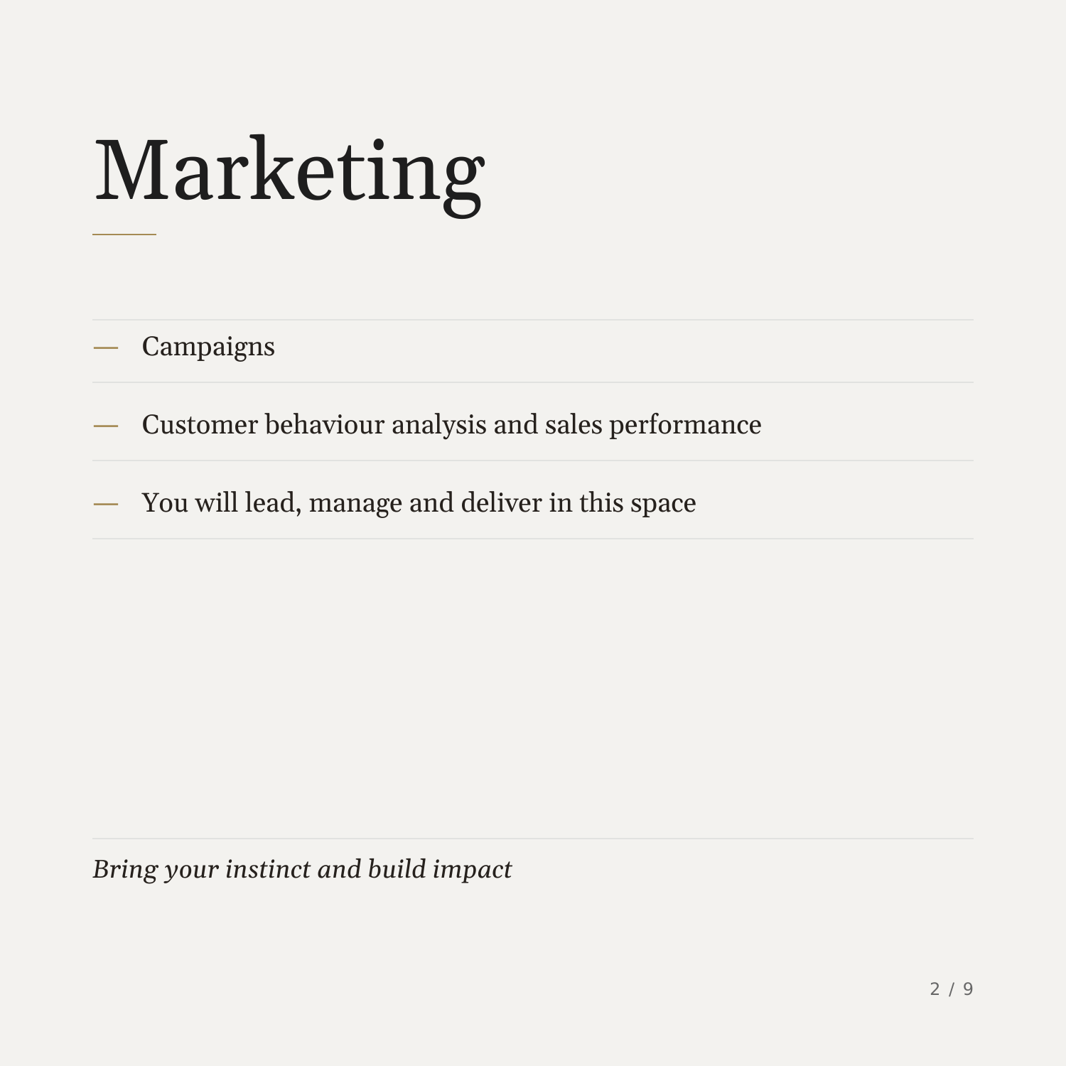 Job advertisement slide 2