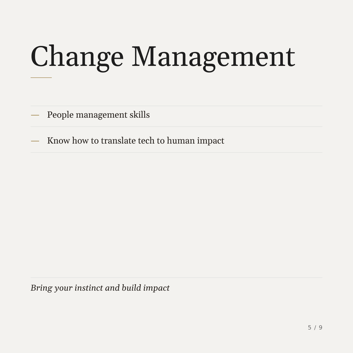 Job advertisement slide 5