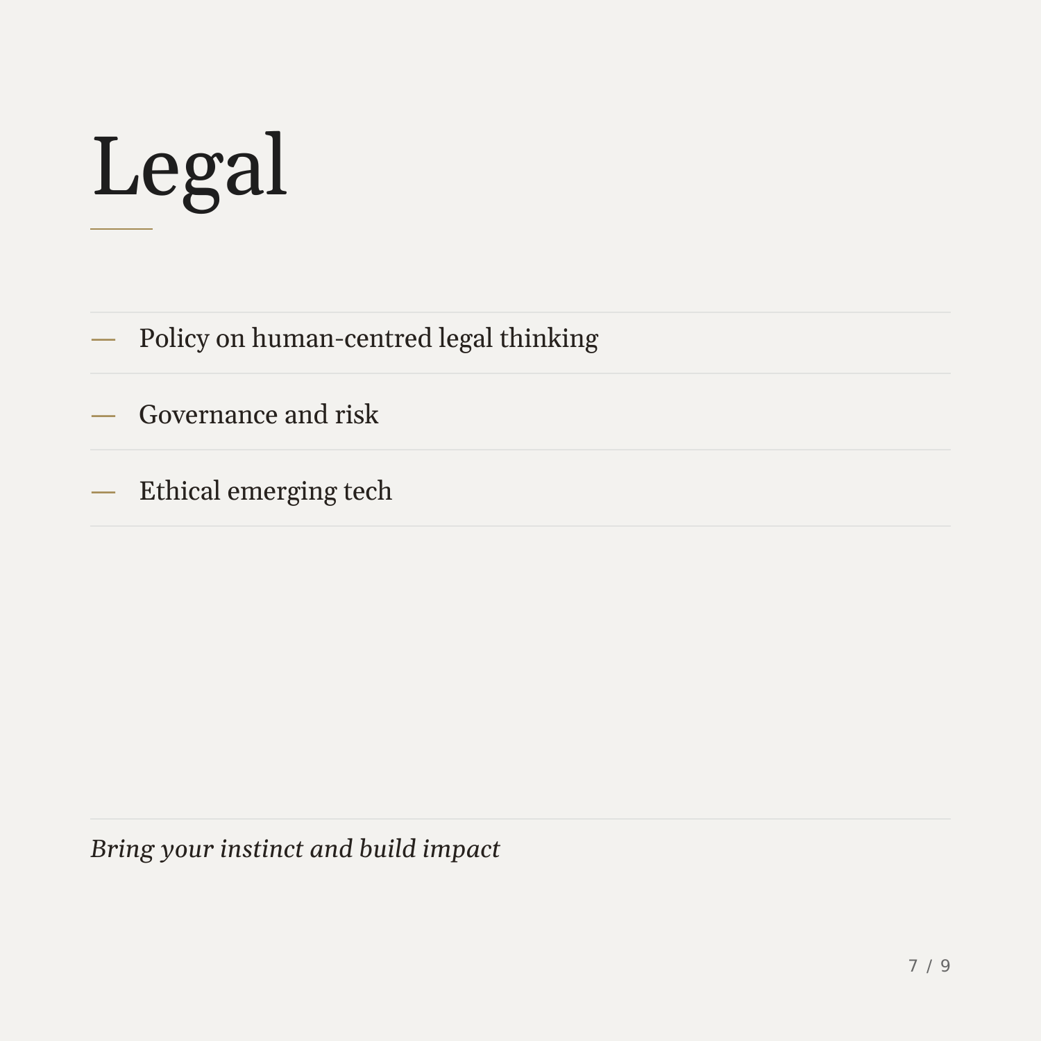 Job advertisement slide 7