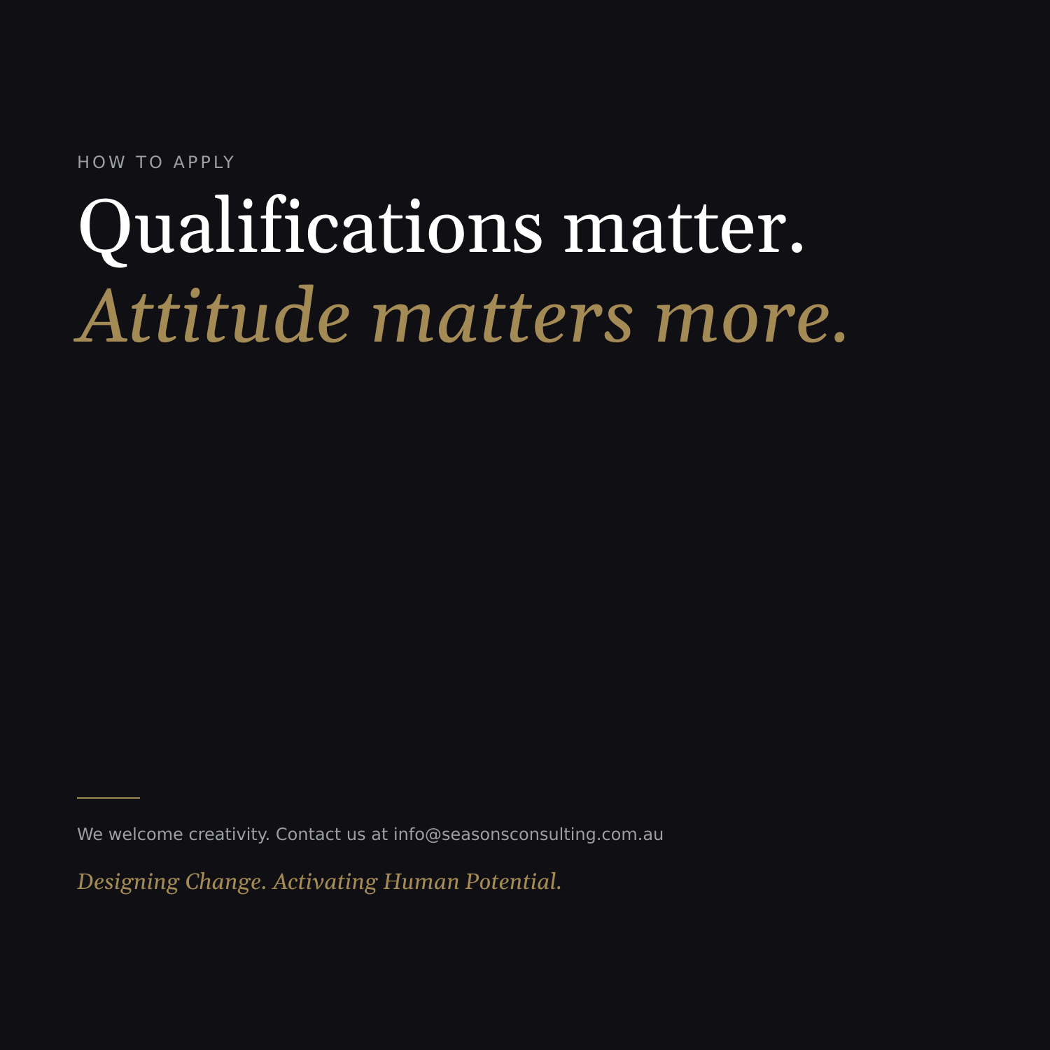 Job advertisement slide 9